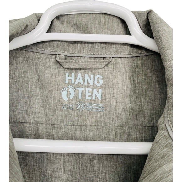 Hang Ten Womens Jacket Size XS Gray UPF‎ 50 Zipper Pockets Hiking Full Zip - Picture 4 of 12